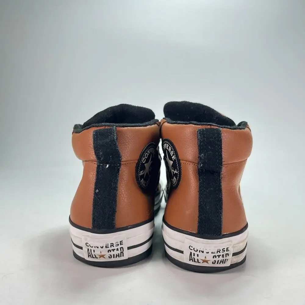 Converse Chuck Taylor All Star Street Mid Saddle Brown 166073C Men's Size 11